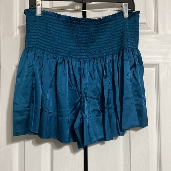 Natural Life NWT teal green satin shorts size L/XL - Picture 7 of 12